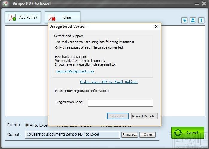 Simpo PDF to Excel下载,PDF转Excel工具,PDF转