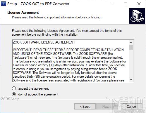 ZOOK OST to PDF Converter下载,OST转PDF文件工具