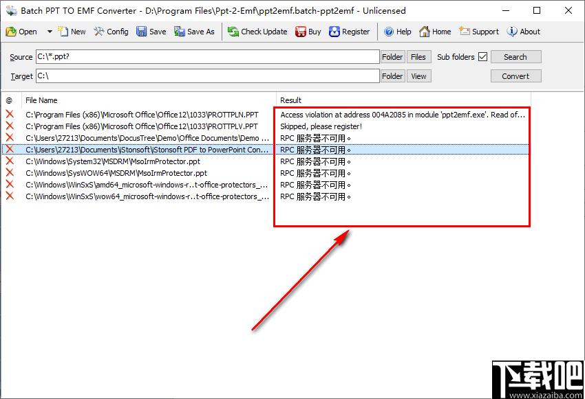 Batch PPT to EMF Converter下载,PPT转换,文档转换