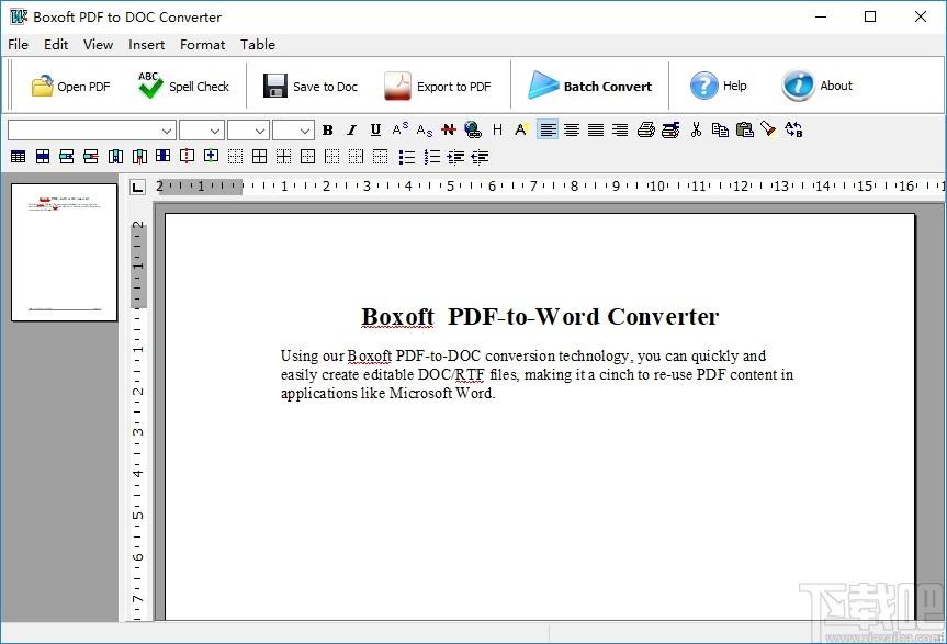 Boxoft PDF to DOC Converter下载,PDF转DOC软件,PDF软件,格式转换,PDF转换