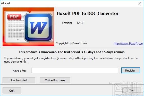Boxoft PDF to DOC Converter下载,PDF转DOC软件,PDF软件,格式转换,PDF转换